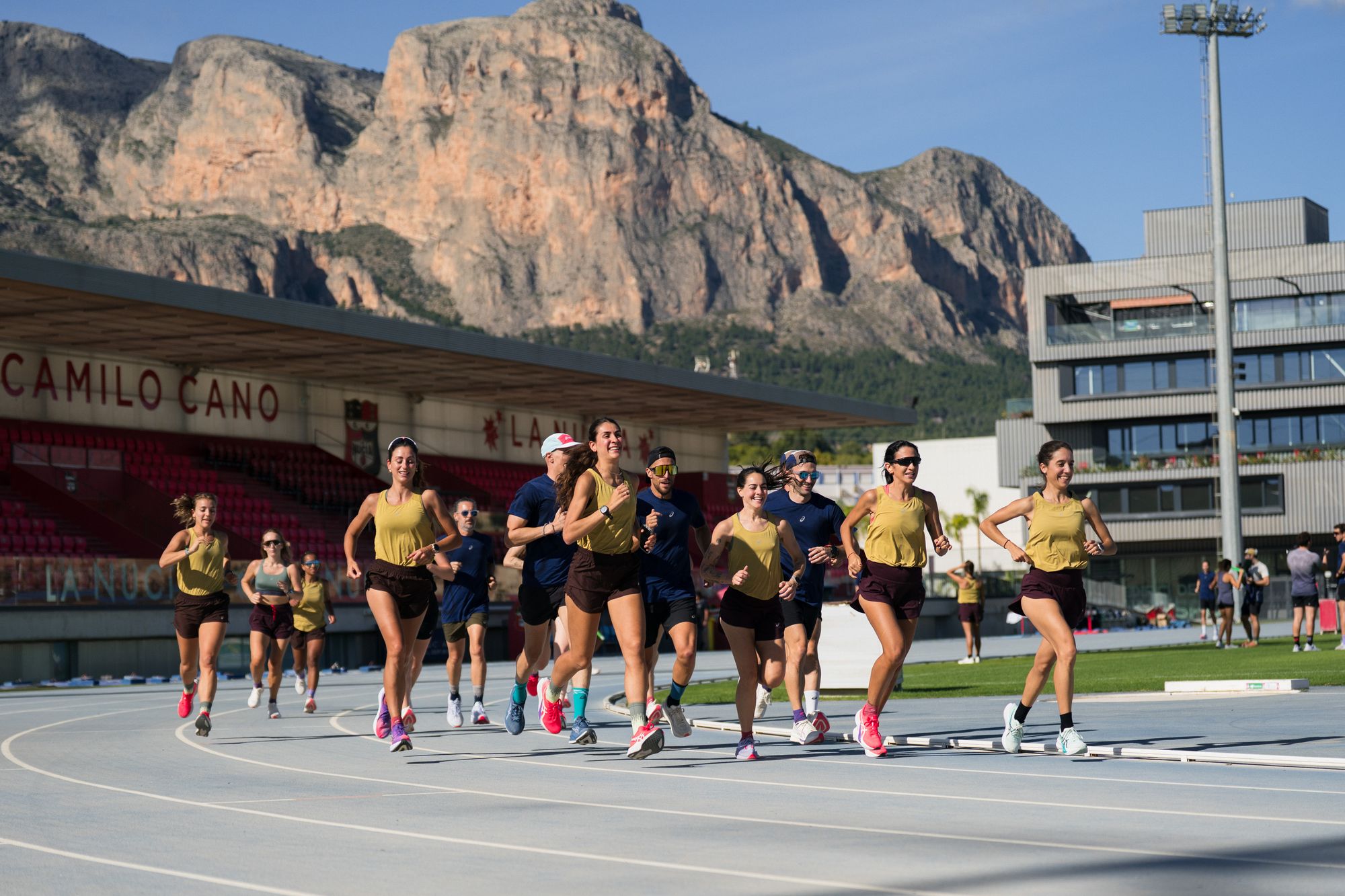 Track running