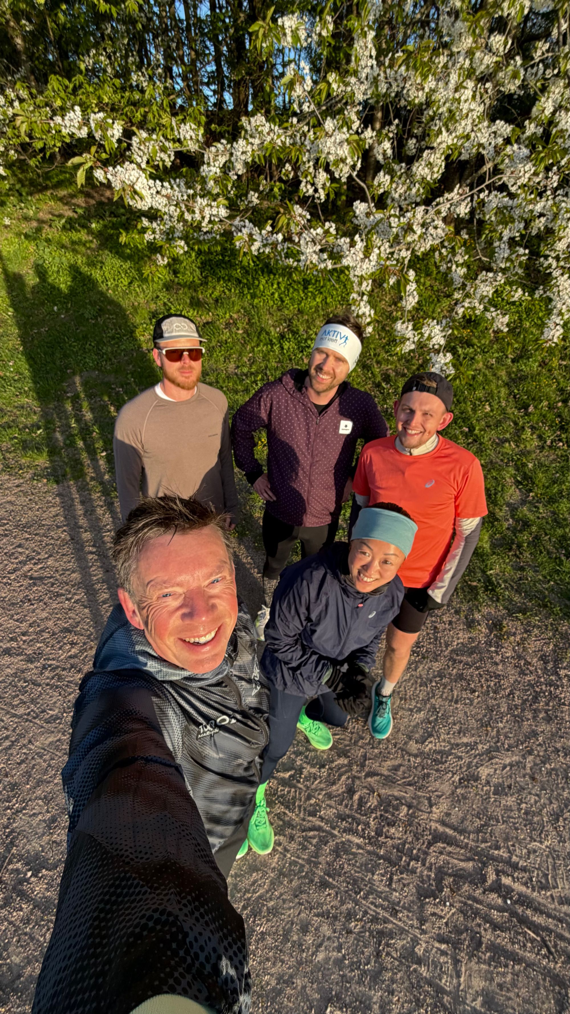 Gruppebilde morning run